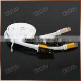 Custom Laser Logo 1M Aluminum Micro USB Cable, Flat 5 Pin Micro USB Data Charging Cable For Samsung thumbnail-3