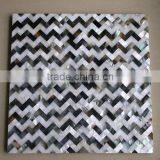 Hot Sale Luxury Triangular Random Mixed Color Spell Shell Mosaic Tiles thumbnail-1