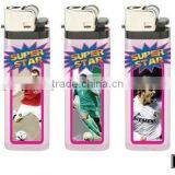 Cheap Bulk Flint Lighter With Picture,black Head,77mm,80mm