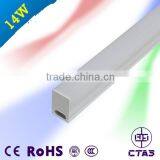 High lunmen all PC t5 integrated tube 900mm 14W PF>0.9 CRI>80 with CE RoHS t5 plastic tube