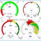 Stainless Steel SF6 Pressure Gauge High Pressure Gauge thumbnail-4