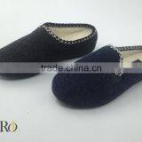 2016 Wholesale Ladies Flat Slipper Felt Upper Injected Lady Indoor Slipper thumbnail-1