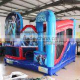 Inflatable Frozen Bouncy Castle 5 In 1 Combo thumbnail-3