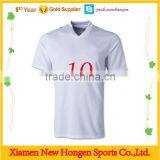 White color soccer jersey/soccer shirt/soccer uniform