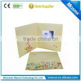 Slim LCD Video Brochure Video in Print Brochure Graphic Video Brochure