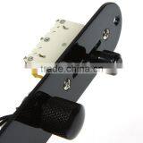 Wired Loaded Control Plate Harness Switch Knobs for Guitar Black thumbnail-3