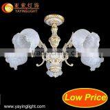 American Country Wrought Iron Chandelier,frosted Glass Chandeliers Bedroom Living Room Dining