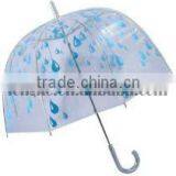 Dome PVC Transparent Umbrella