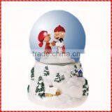 Wonderful custom resin friends christmas snow ball ornaments