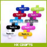 Touch-U One-touch Silicone Cell Phone Holder Stand for Mobile Phone thumbnail-1