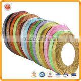 Golden Color and Satin Award Ribbon Pattern Award Ribbon For Christmas thumbnail-2