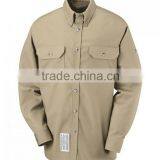 UL Certificated Fireproof Long Sleeve Shirt for Welder FR Fabric thumbnail-1
