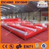 China WINSUN CE UL 10m Long 3 Racetrack Inflatable Bungee Jumping Run for Sports Competitions