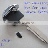 New Key Maz Emergency Key for Smart Remote (MAZ24R) 4D63 Chip 40 Bit