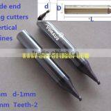 Carbide End Milling Cutters for Vertical Machines