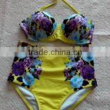 2015 New Hot Swimsuit Thong Junior Swimwear Push Up Swimming Suit For Women Sexy Strappy Junior Thong Bikini thumbnail-3