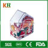 House Shape Irregular Gift Box Christmas Tin Cans