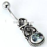 Fashion Dangle Navel Bars Body Piercing Jewelry