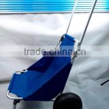 Hot selling foldable sand beach trolley usahge fishing chair