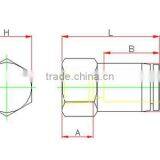 Plastic Tube Fitting, Female Straight ,compact One -touch Tube Fitting , thumbnail-3