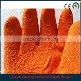 Orange Latex Coated Cotton Gloves thumbnail-2
