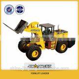 Wheel Loader With Pallet Fork JGM761FT28 Stone Forklift Loader Weichai Engine thumbnail-4
