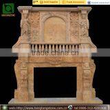 Double Layer Marble Fireplace Surround thumbnail-1