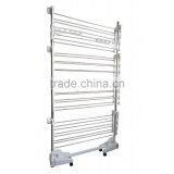 Clothes Airer - 4 Tier Foldable Laundry Drying Clothes Rack Stainless Steel thumbnail-2