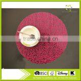 Round EVA Insulation Stain-resistant Dining Room Placemats - Set of 12 thumbnail-4