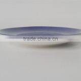 Color Glazed Porcelain Coupe Shape Dinner Plate thumbnail-3