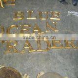 Antique Hand Carving Glod Small Wood Letters thumbnail-2