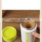 New Battery 10oz Auto Mixing Travel Coffee Cup Stainless Lazy Self Stirring Mugs thumbnail-3