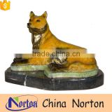 Norton factory brass she wolf sculpture for sale NTBA-W012Y