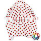 White Red Polk Dots Mum Udder Covers Breastfeeding Baby Infant Nursing Blanket Cloth thumbnail-1
