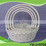 Custom Fruit Basket,Willow Basket With High Handle And