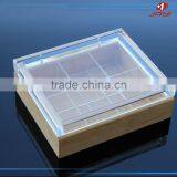 JYTH-007Factory Wholesale Clear Acrylic Tea Gift Box,customized Glass Size Tea Box thumbnail-4