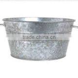 Wholesale Large Oval Galvanized Wine Bucket thumbnail-1