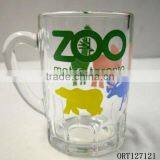 Glass Water Cup Tea Cup With Design thumbnail-1