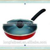 24cm Multi-purpose Iron Pot, Iron Pan With Glue Wood Handle thumbnail-1