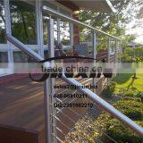 Stainless Steel Wire Railing Hardware / Cable Railing Fittings / Wire Mesh Balustrades thumbnail-2