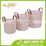 Large Capacity Hot Sale High Quality Cotton and Flax Cloth Folding Storage Bucket thumbnail-1