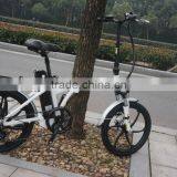 High Quality Electric 20'' Folding Bike One-piece Aluminum Alloy Wheel thumbnail-3