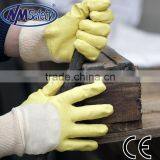 NMSAFETY Safety Yellow Gloves Industrial Gloves Specification thumbnail-1