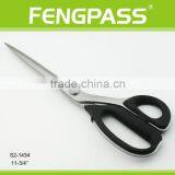S2-1434 6" Full Stainless Steel With Plastic Handle and 2CR13 Stainless Steel Cutting Paper Office Scissors thumbnail-1