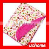 UCHOME Wholesale Custom Super Soft Cotton Plush Baby Infant Blanket thumbnail-3