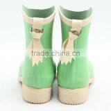 Ankle Height Rubber Rain Boots Women thumbnail-4