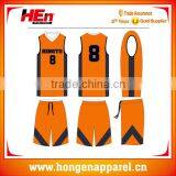 Custom Made Basketball Uniform, Polyester Basketball Top For Free Design thumbnail-1