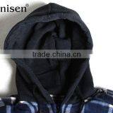 Promotional Stock Lot Apparel Men Fleece Plaids Jacket thumbnail-3