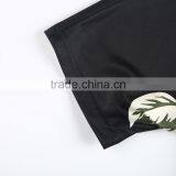 HAODUOYI Women Sexy Print Backless Crew Neck Breasted Romper Beach Party Short Sleeve Jumpsuit thumbnail-5