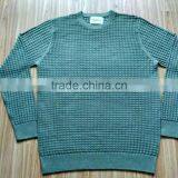 High Quality 100%Cotton Crew Neck Mens Knitted Police Sweater(BKNM04) thumbnail-1